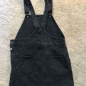 victoria & sophia black overall skirt